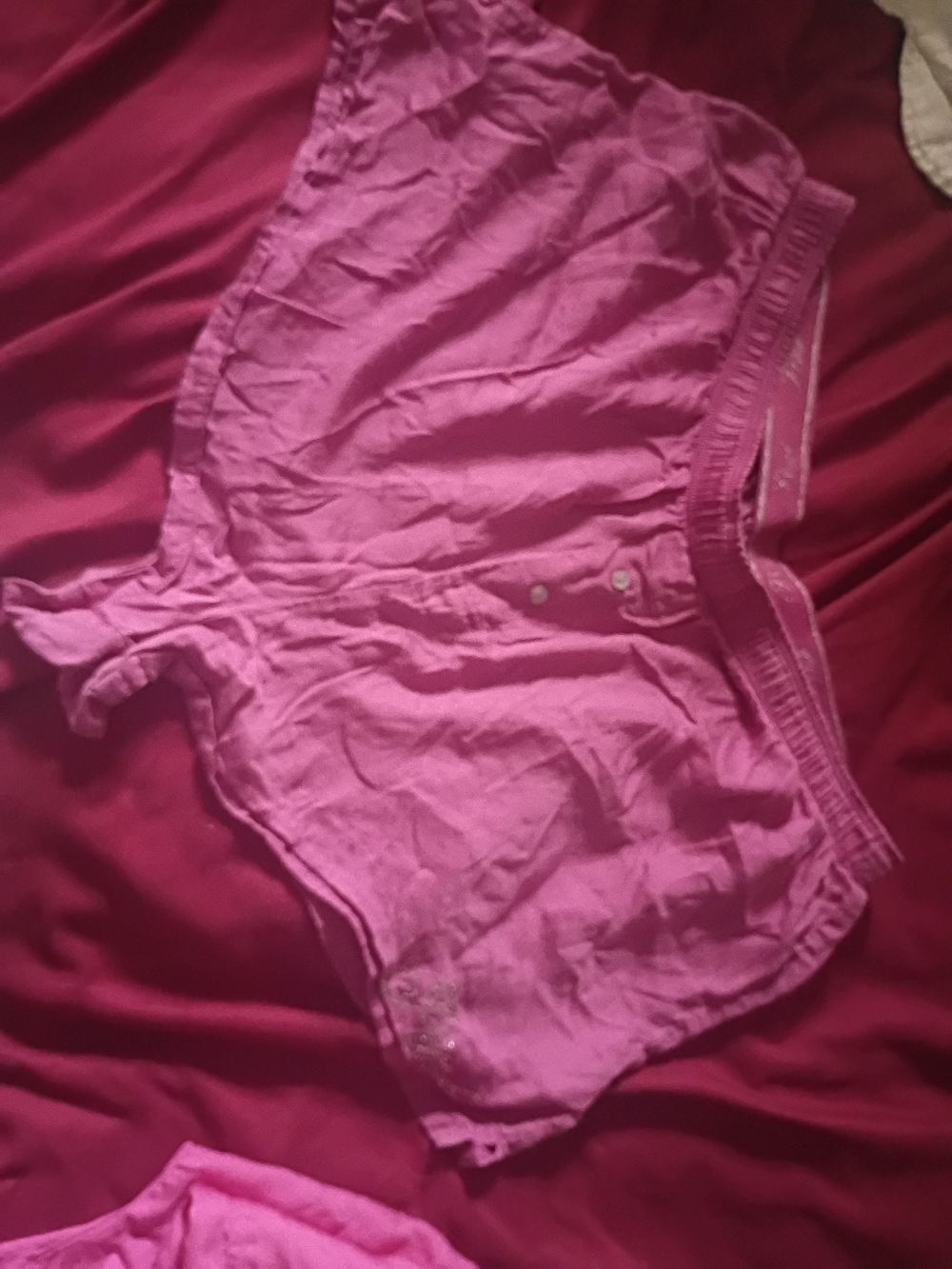 PINK Victoria's Secret Bright Pink Girls' Drawstring Shorts